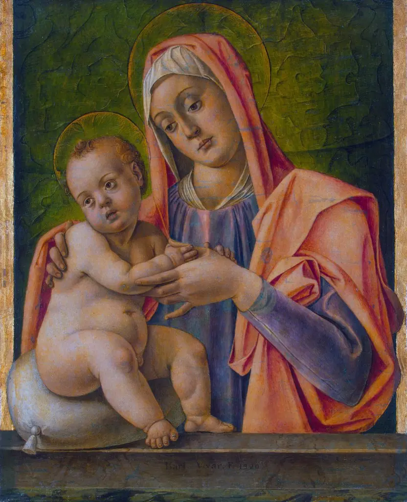 Madonna and Child in a Window, by Bartolomeo Vivarini