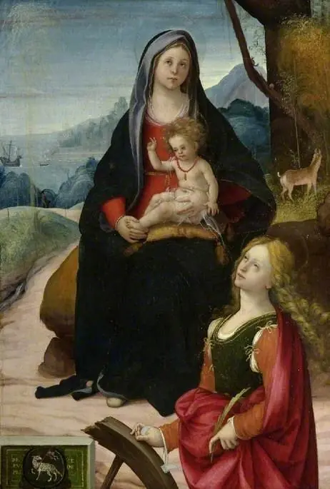 The Virgin and Child with St Catherine, by Bartolommeo Ramenghi