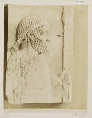 Bas-relief of a warrior, Louvre, Paris