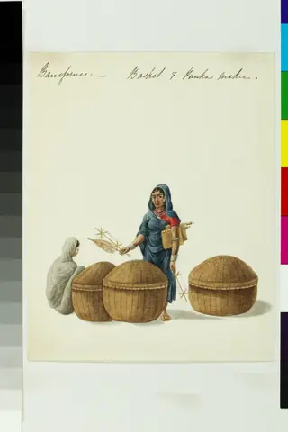 Basket and <i>punka</i> maker