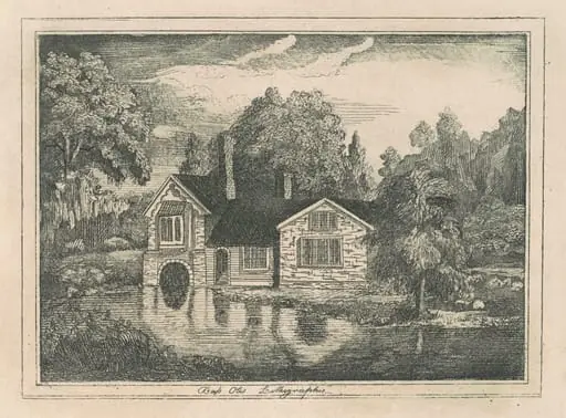 House by a Pond, by Bass Otis