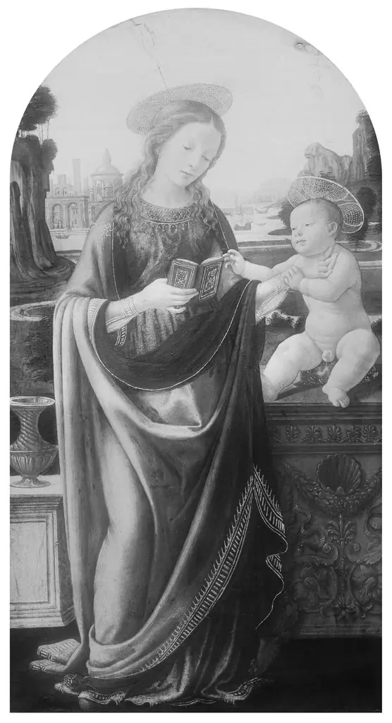 Mary with the child, by Bastiano Mainardi
