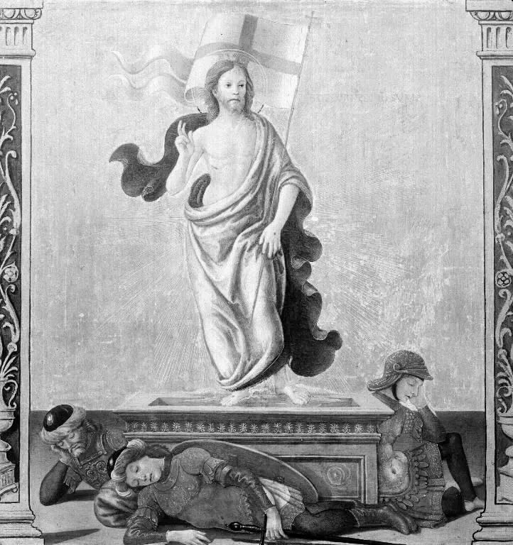 The Resurrection, by Bastiano Mainardi, tempera, 1475