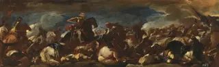 Batalla de San Quintín, by Luca Giordano