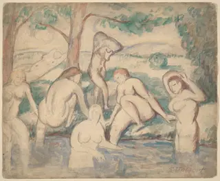 Bathers, by Samuel Halpert