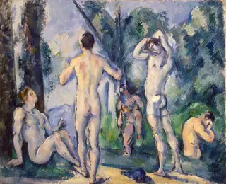 Bathers, by Paul Cézanne