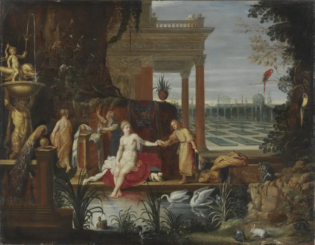 Bathseba in the Bath Receiving the Letter from King David
