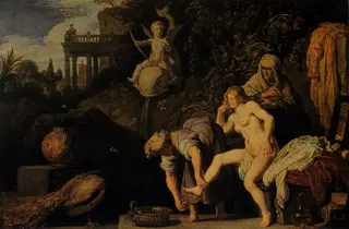 Bathsheba at her Toilette, by Pieter Lastman