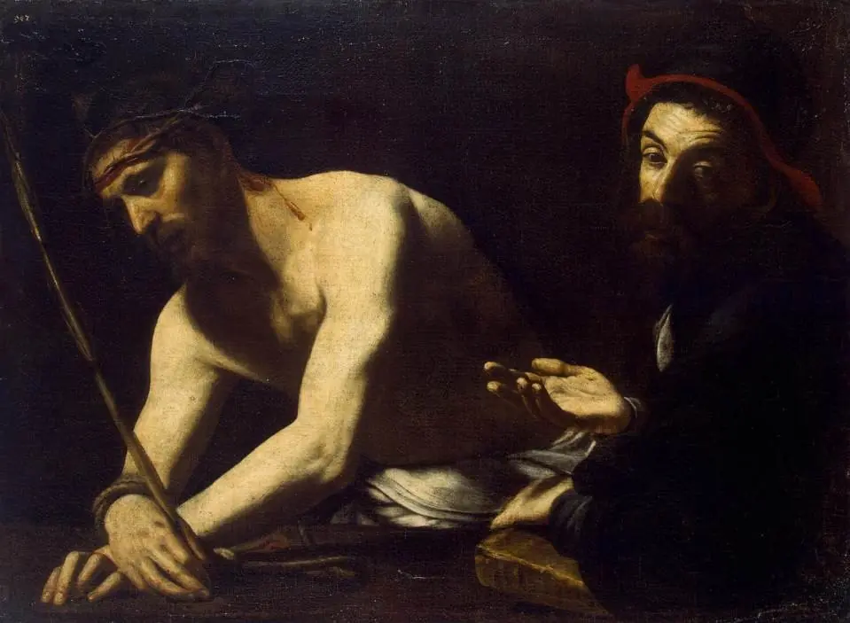 Christ and Caiaphas, by Battistello Caracciolo