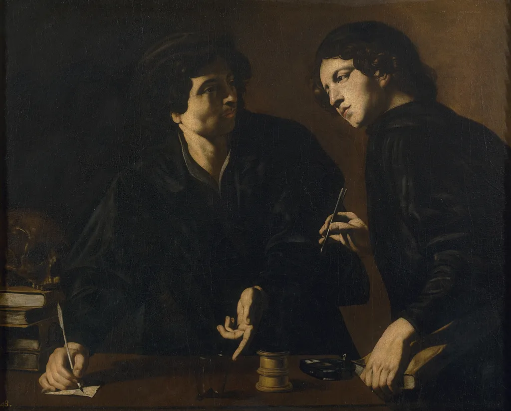 The Saint Physicians Cosmas and Damian, by Battistello Caracciolo, oil, 1620