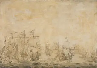 Battle between the Dutch and Swedish Fleets, in the Sound, 8 November 1658