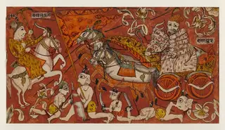 Battle Scenes from a Bhagavata Purana Series