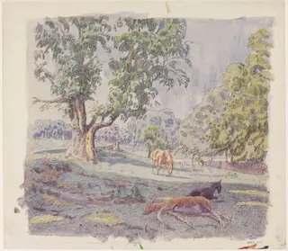 Colts on Lexden Hill, by Bayes