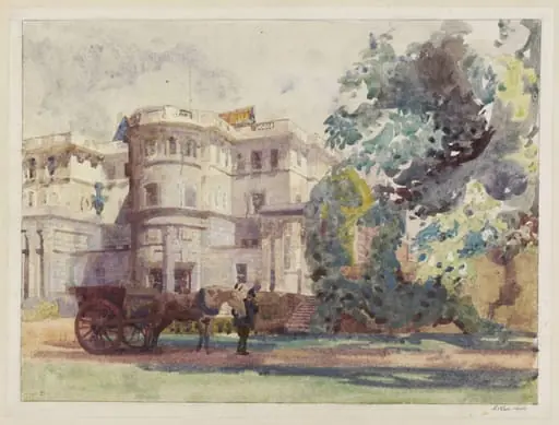 Front Entrance, Cannons Park, Edgware, by Bayes