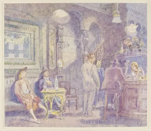 Saloon Bar, Blue Posts, Tottenham Court Road, St. Pancras