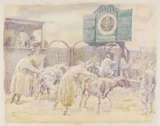 The Cattle Market, Braintree, by Bayes