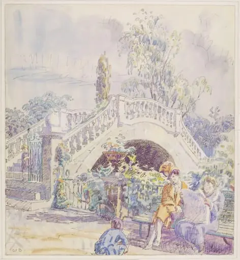 The Garden, York House, Twickenham, by Bayes
