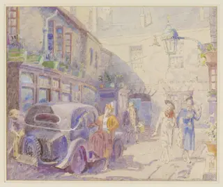 The Golden Cross, Oxford, by Bayes