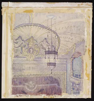 The Interior of the Old Grand Theatre, now the Gaumont Hippodrome, Colchester, by Bayes