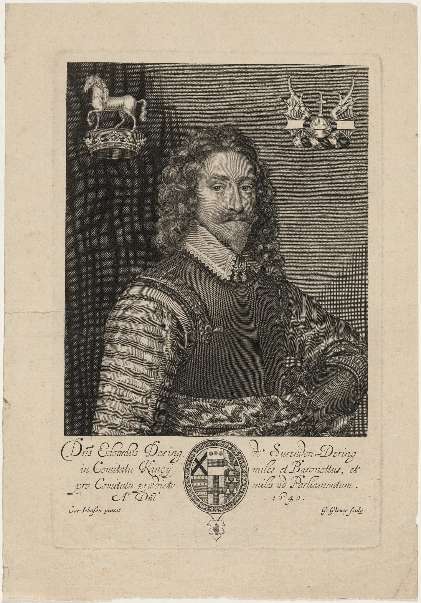 Sir Edward Dering, detail