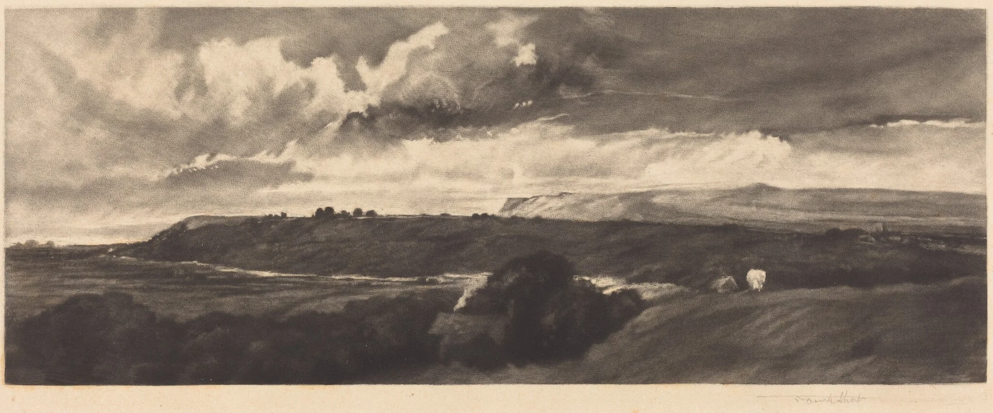 A Yorkshire Road, detail