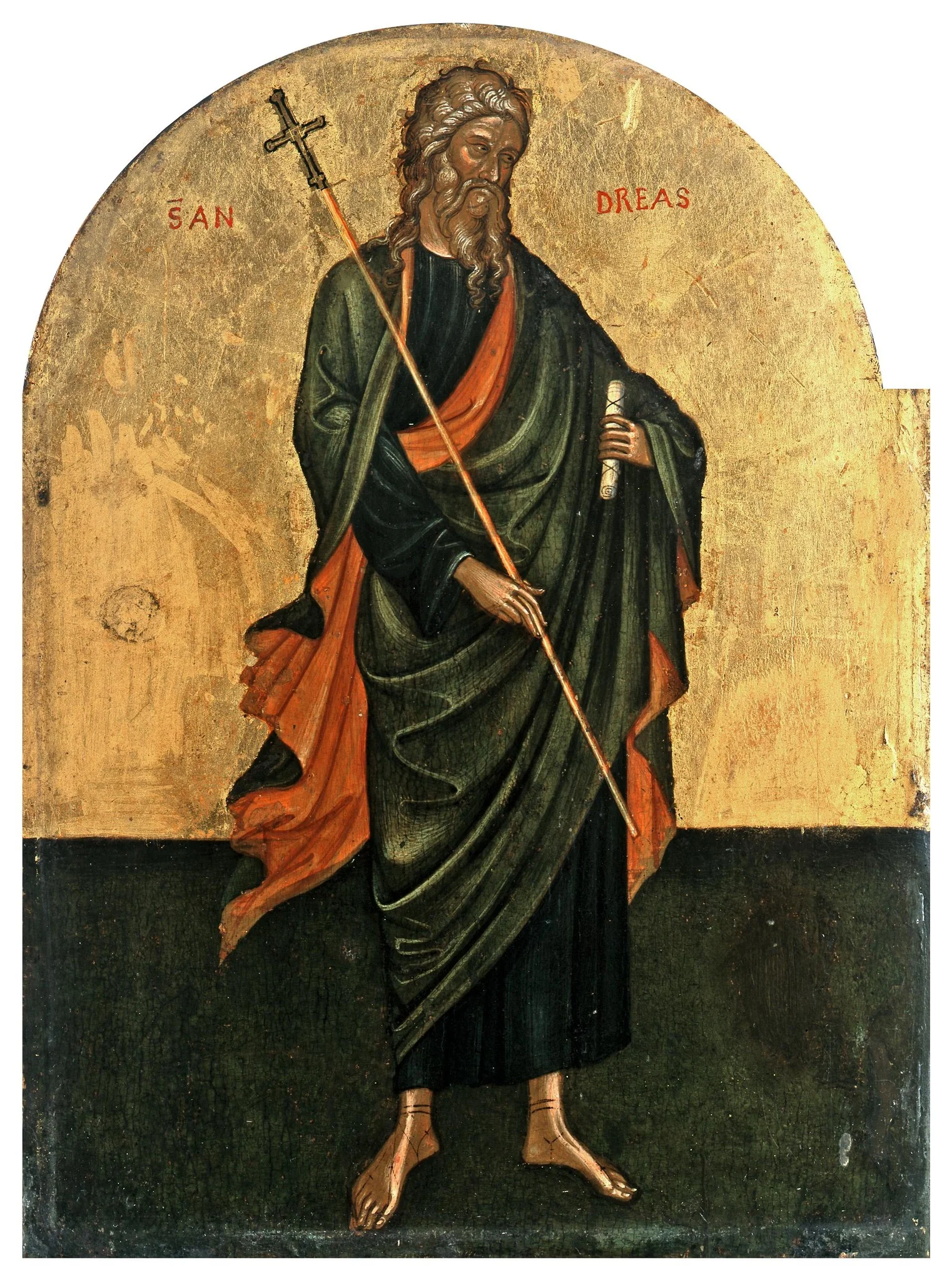 St. Andrew, detail
