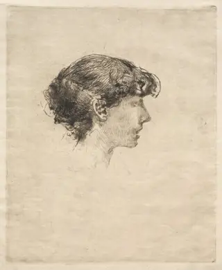 Profile of a Girl, by Robert Frederick Blum, 1804