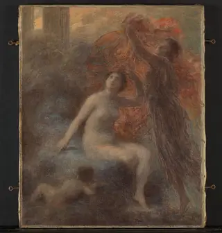 The Palace of Aurora, by Henri Fantin-Latour, oil, 1902
