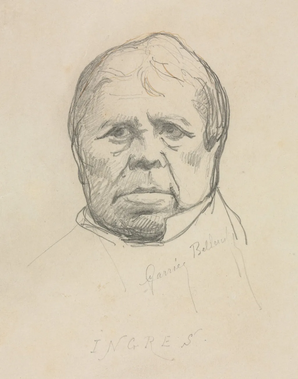 Portrait of Ingres, by Albert-Ernest Carrier-Belleuse, 1854