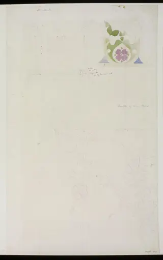 'Panells of Drawing room', by A.W.N. Pugin, 1848
