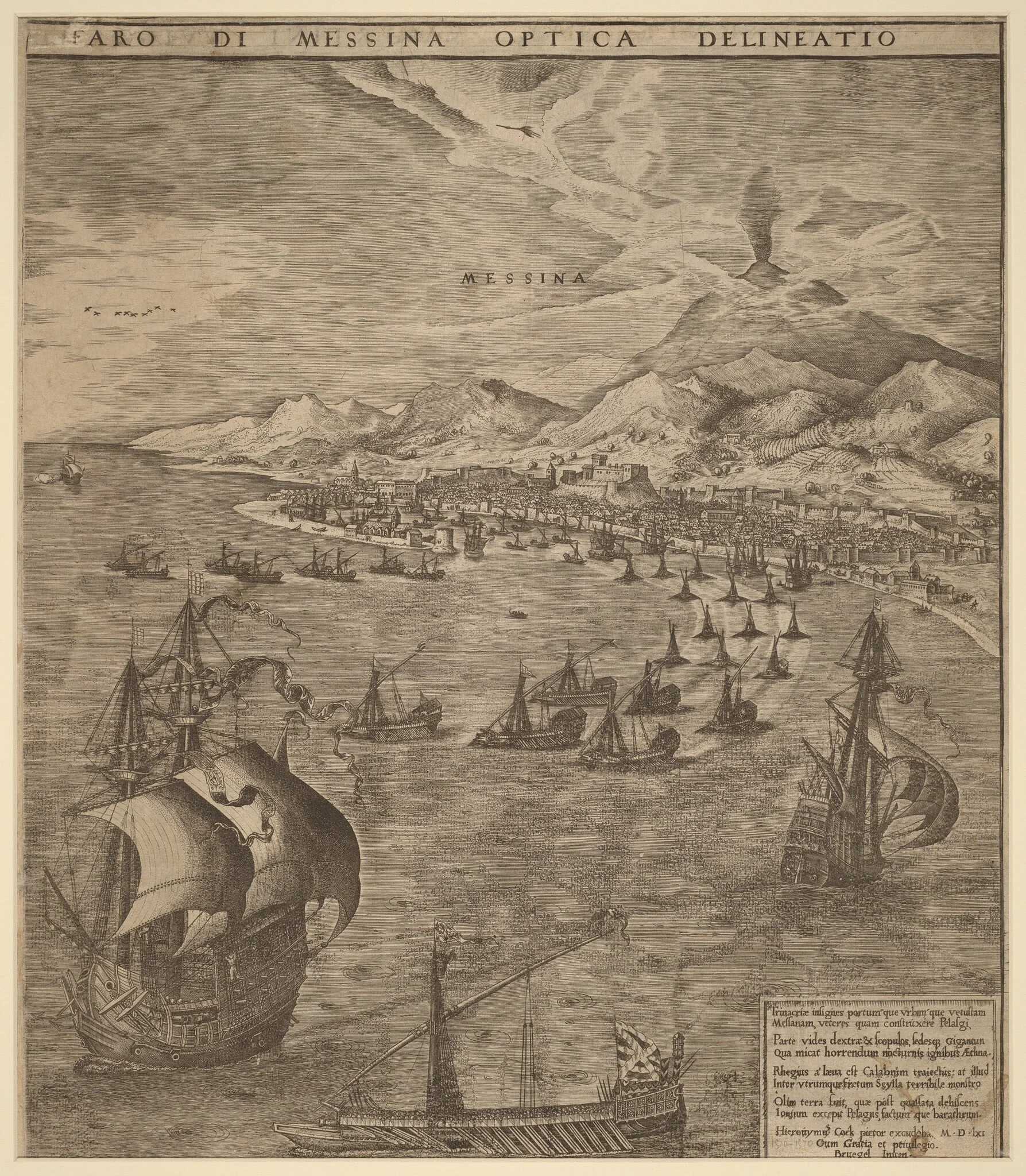 Naval Battle in the Straits of Messina, detail