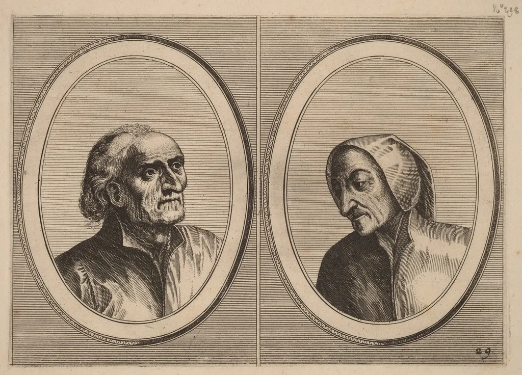 "'t Suynighe Waertje" and "De Goelicke Waerdin", by Johannes van Doetechum the Elder, ink, 1564