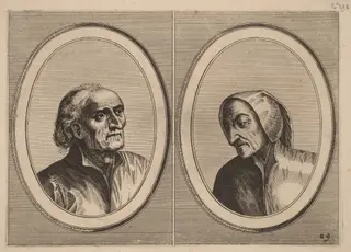 "'t Suynighe Waertje" and "De Goelicke Waerdin", by Johannes van Doetechum the Elder, ink, 1564