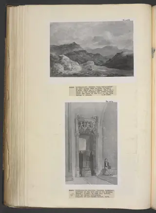 Near Tan-y-Bwlch, by Paul Sandby Munn, watercolor, 1802