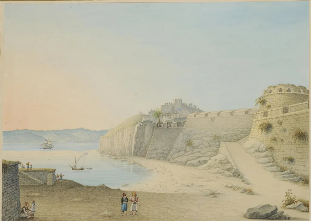 Η περιοχή Αρβανιτιά στο Ναύπλιο, by Haubenschmid Α., unspecified, 1833