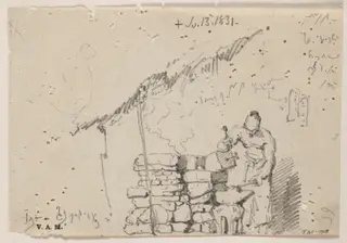 A Chinese blacksmith, by George Chinnery, 10