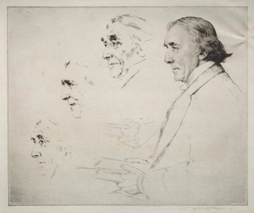 Sir Henry Irving, by Mortimer Menpes, 1909