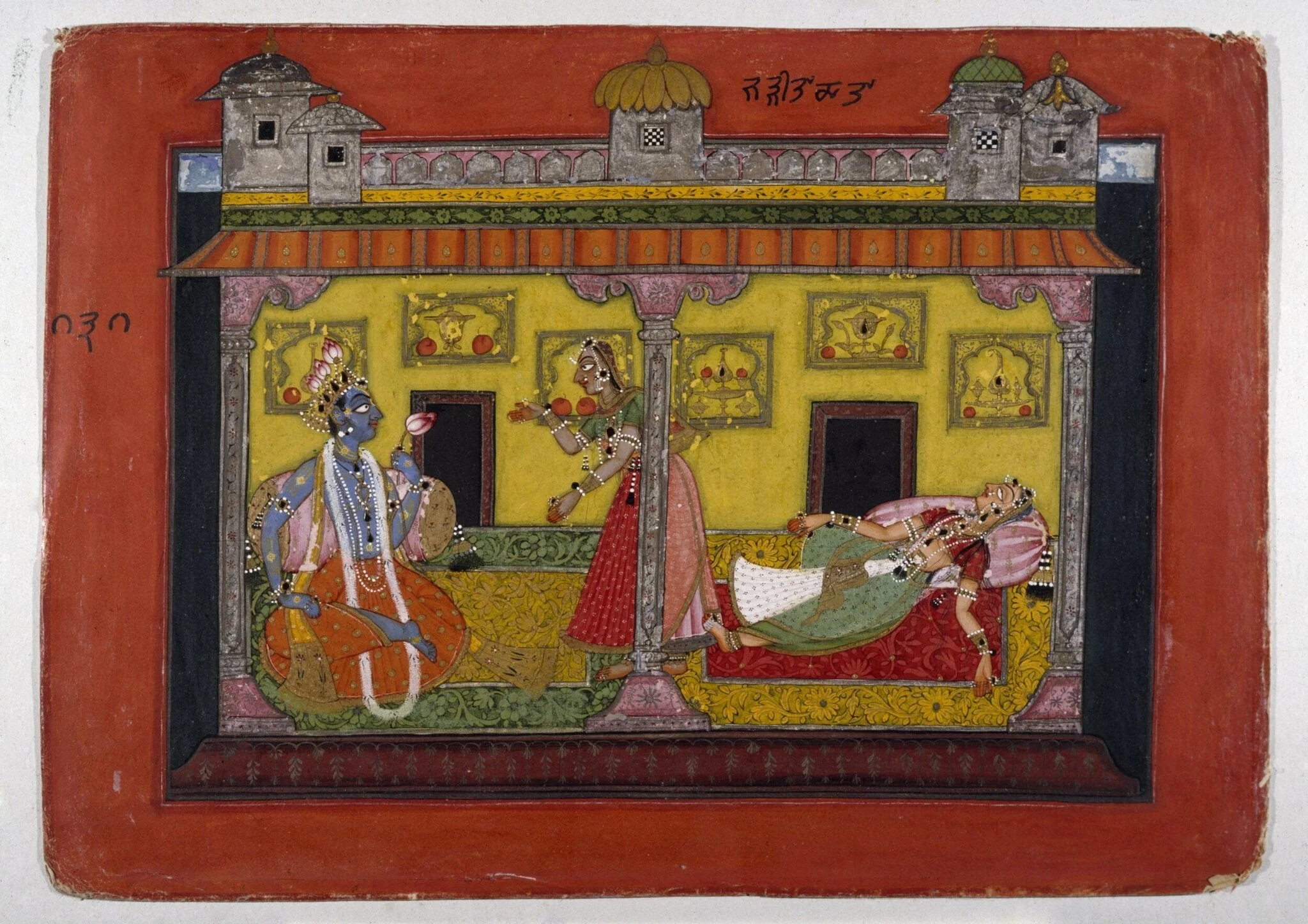 Radha, detail