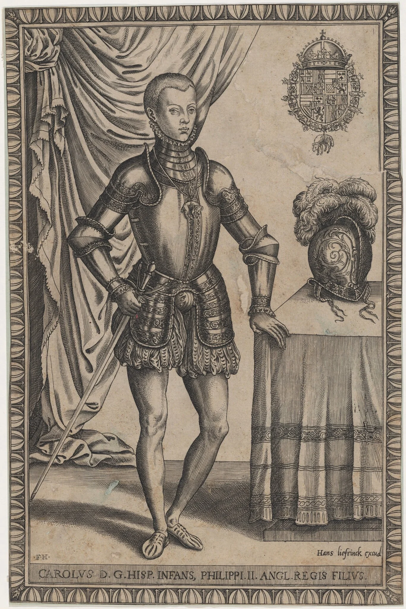 Don Carlos, Prince of Asturias, detail