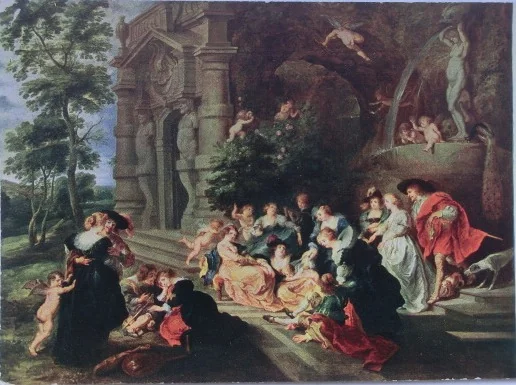 The Garden of Love, detail