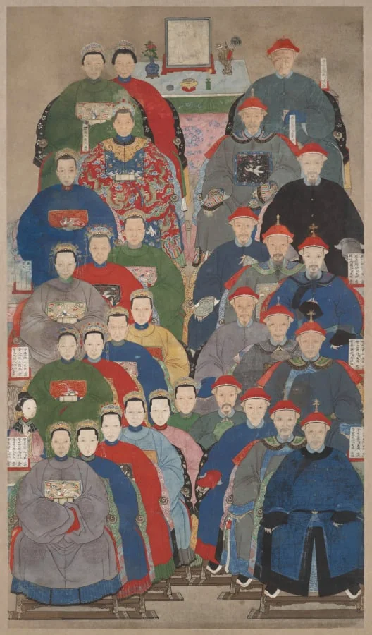 Ancestor Group Portrait, detail