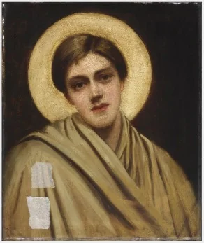 Portrait of J.H. McCarthy (1851-1936), Actor, detail