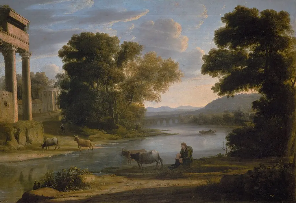 The Ford, by Claude Lorrain, oil, 1644
