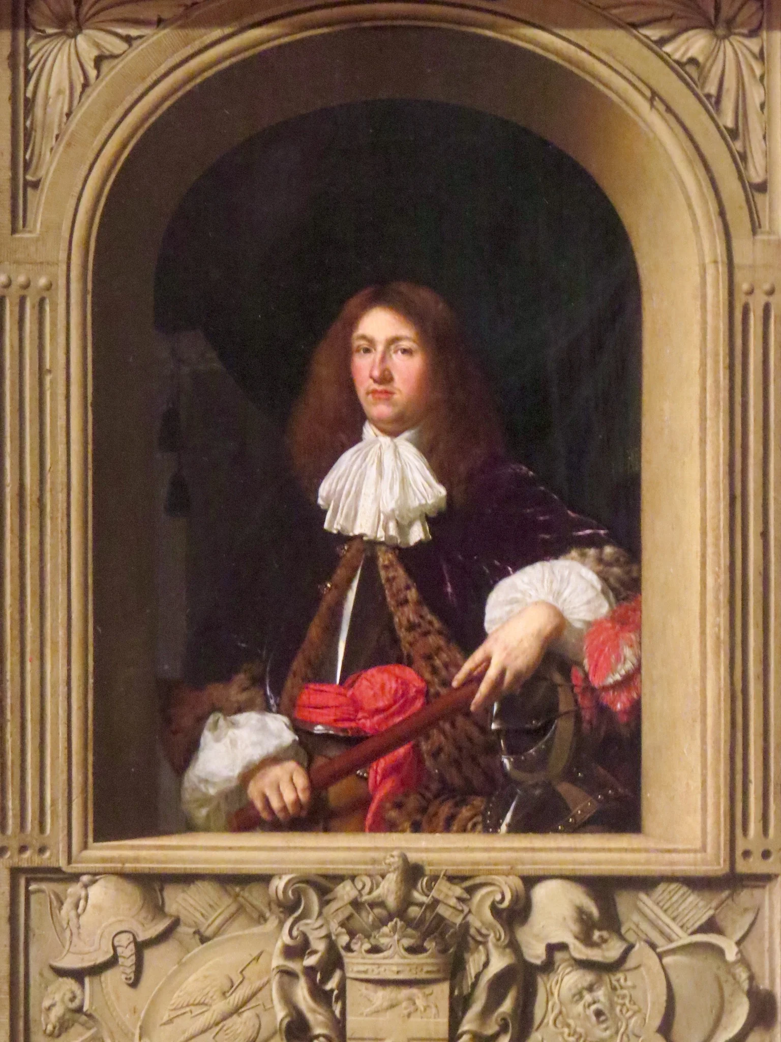 Portrait of Count Ulrik Frederik Gyldenløve, detail