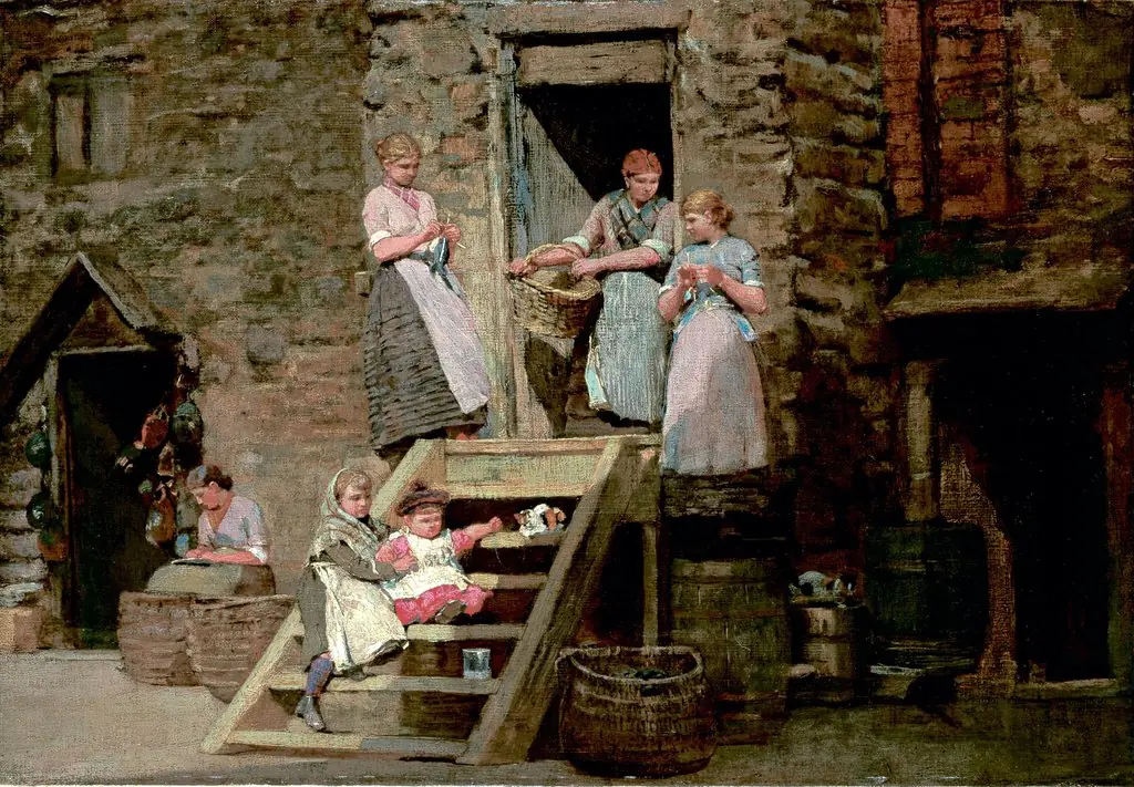 Sparrow Hall, by Winslow Homer, oil, 1891