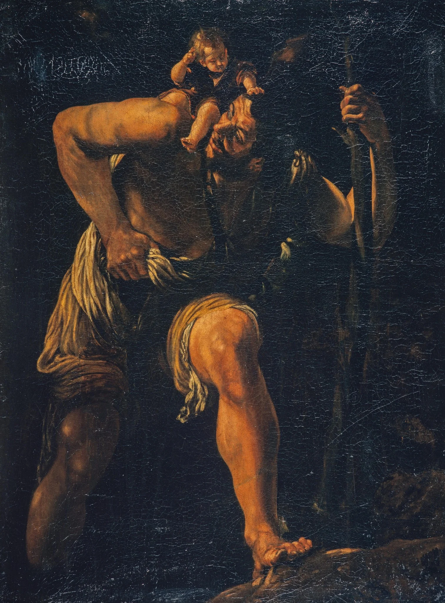 Saint Christopher, detail