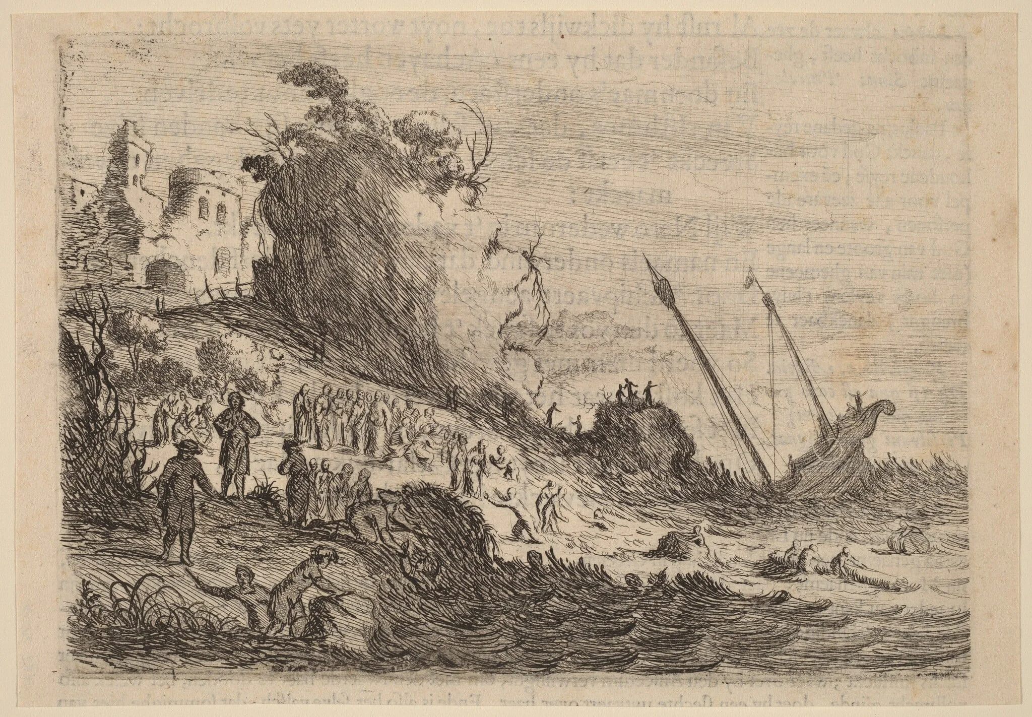 Saint Paul Shipwrecked on the Island of Malta, detail