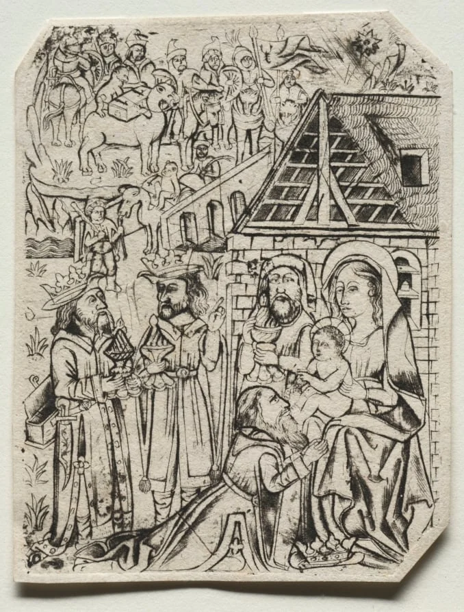 Adoration of the Magi, detail
