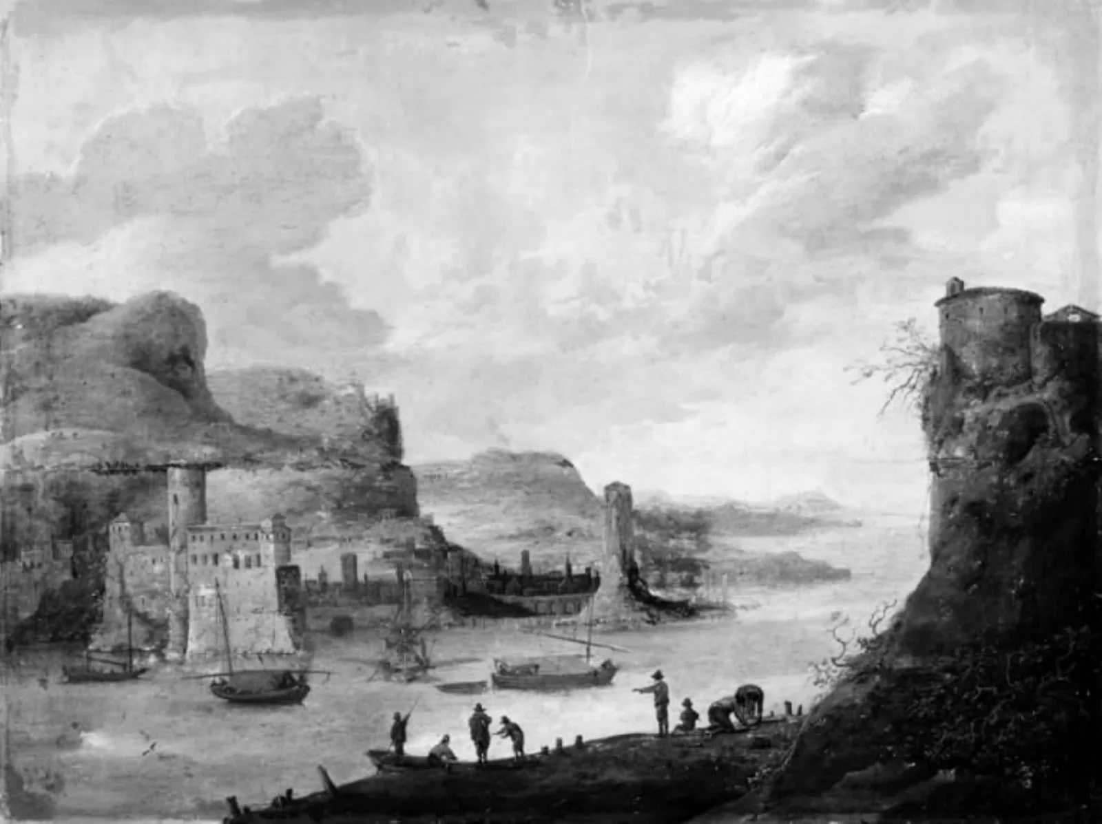 Italian Seaport, detail