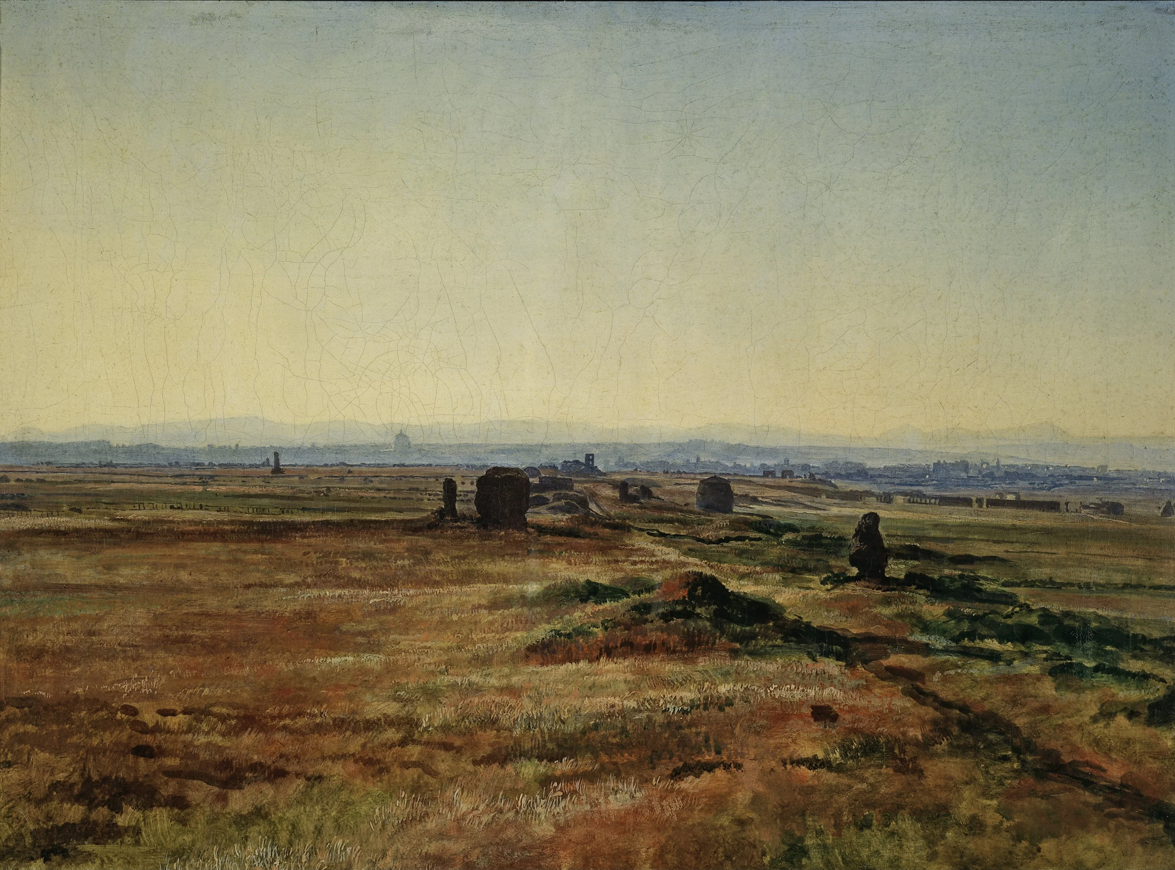 Via Appia at Sunset, detail